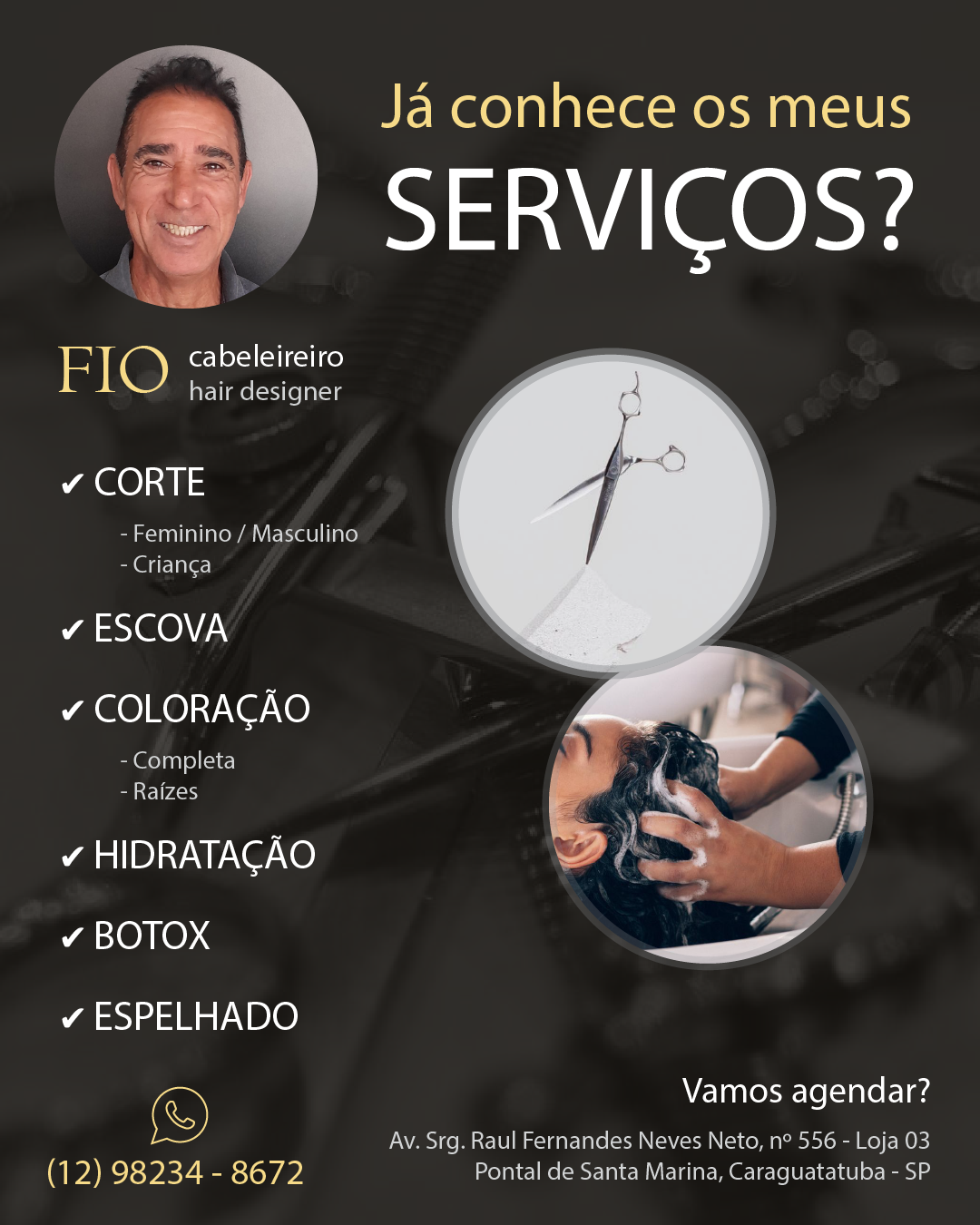 Fio Hair Instagram Divulgação de Serviços