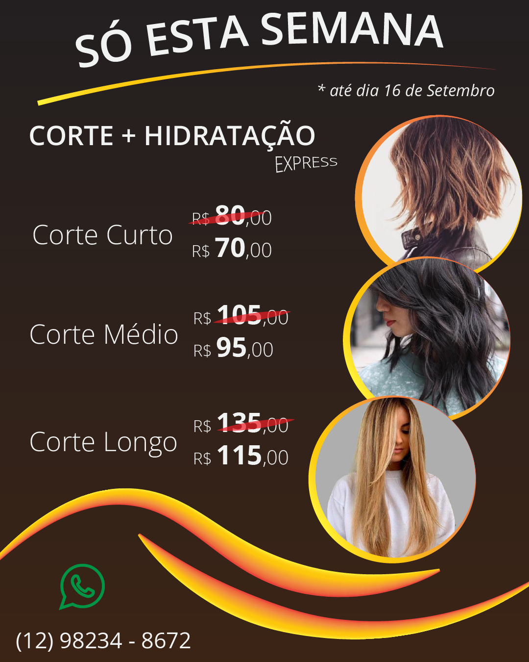 Fio Hair Instagram Promo Corte + Hidratação