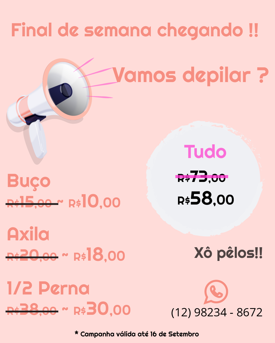 Fio Hair Instagram Promo Depilação