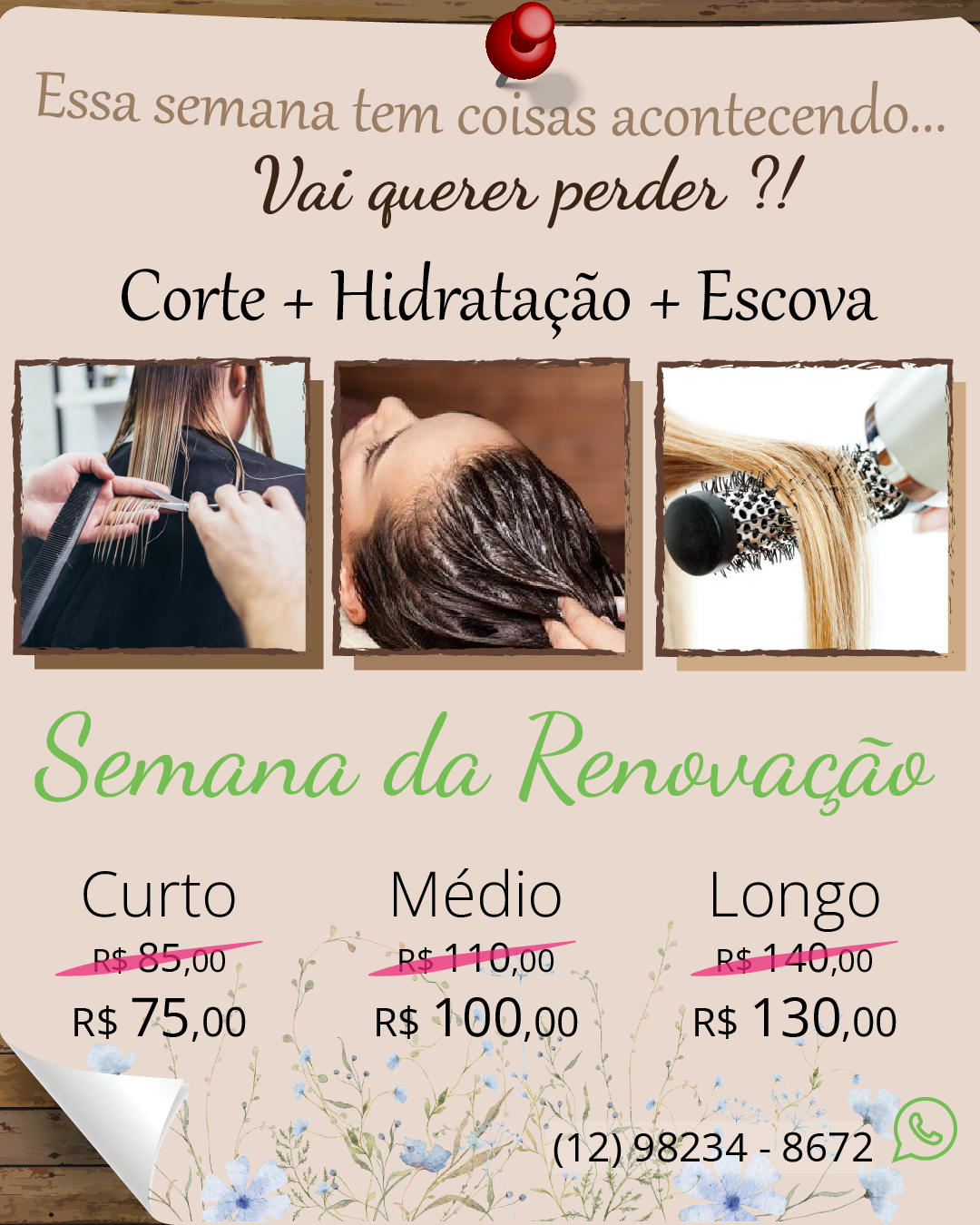 Fio Hair Instagram Promo Renovação